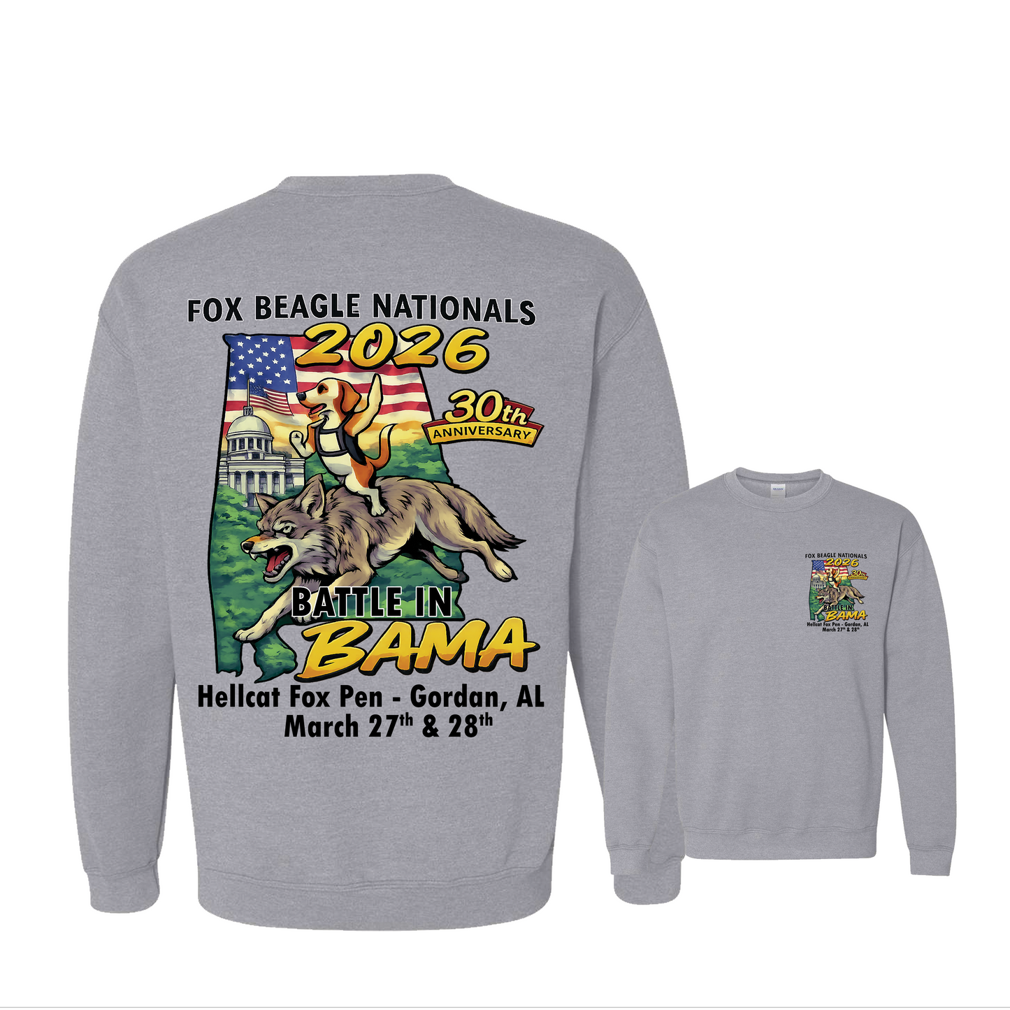 2026 Nationals Fox Beagle Association Sweatshirt