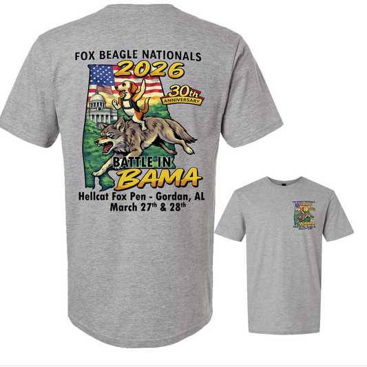 2026 Nationals Fox Beagle Association Reg. T-Shirt