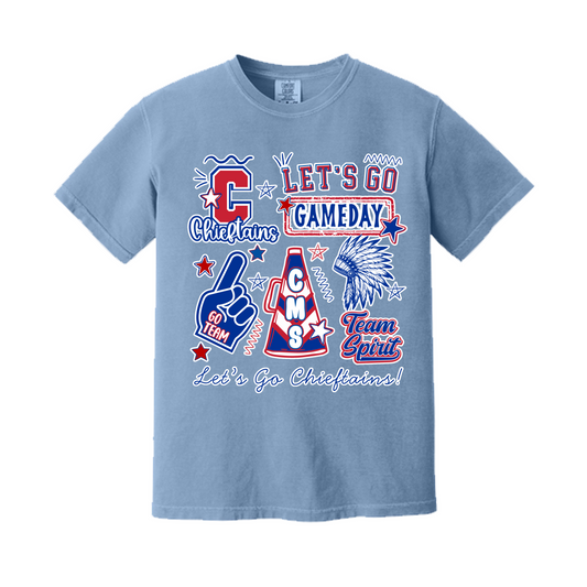 Chieftains Football Fundraiser Short sleeve T-Shirt Option #7